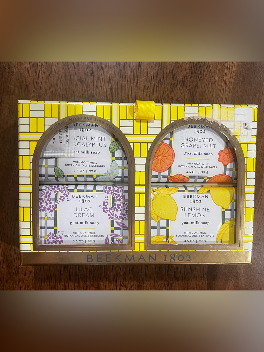 Beekman 1802 Sunshine Lemon, Lilac Dream, Honeyed Grapefruit, Glacial Eucalyptus